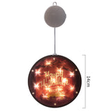 Halloween LED Lantern 160mm PVC Decor, IP44 Spooky Glow 2 Style 3D Changing Face Moving Picture Frame - Tophatter Daily Deals