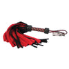 Suede and Fluff MINI Flogger - 18 - Red/Black - Tophatter Daily Deals