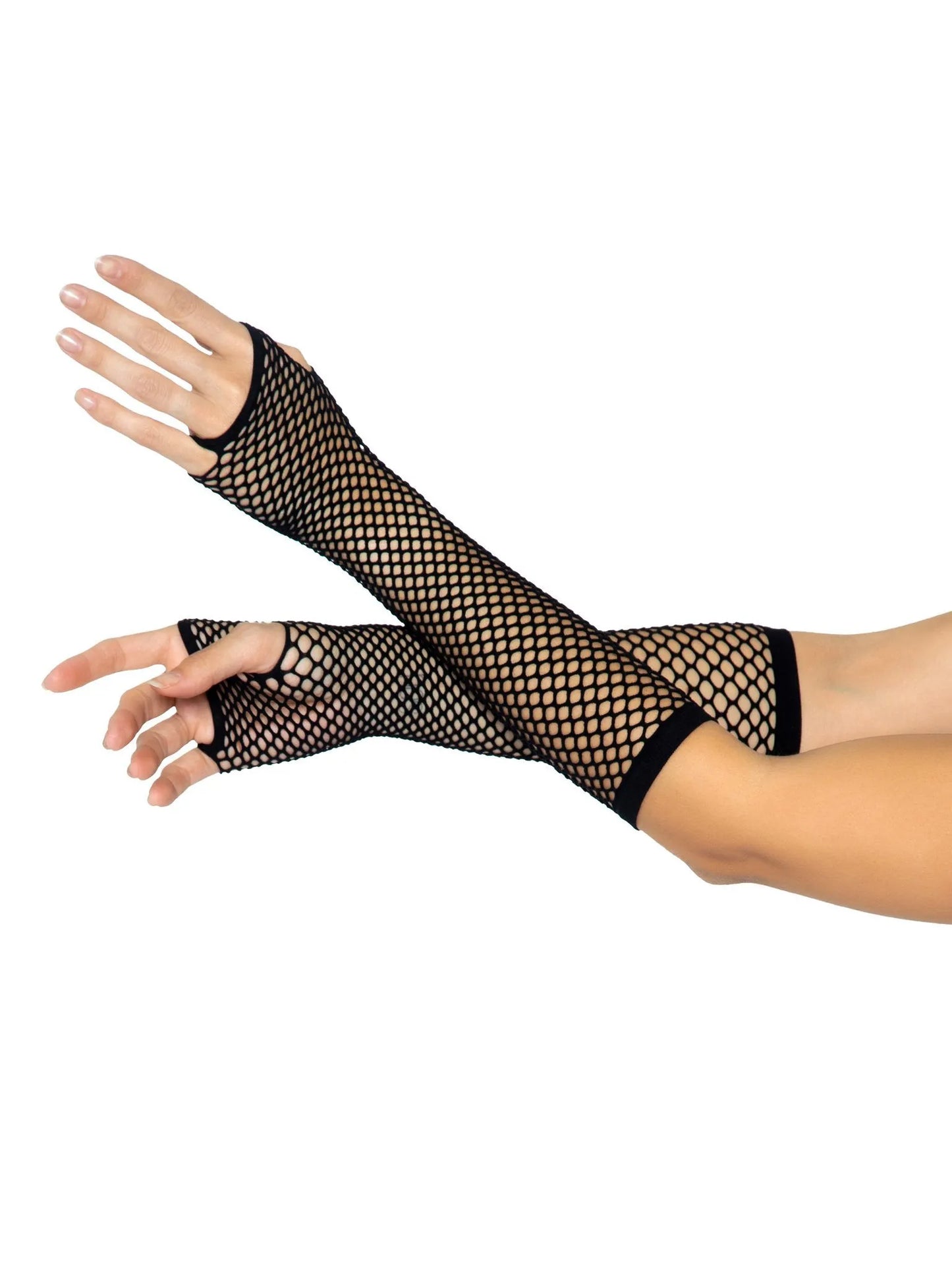 Leg Avenue Triangle Net Fingerless Gloves – Costume Accessory Gloves > Clothes > Accessories - Tophatter Daily Deals