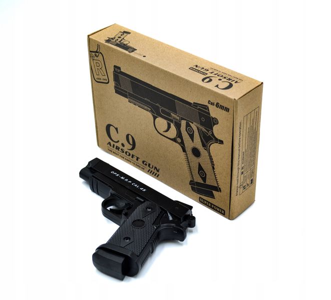 C9 6MM AIRSOFT PISTOL - Tophatter's Army Deals PISTOLS - Tophatter Daily Deals