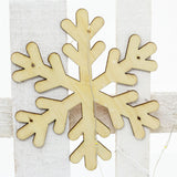 Snowflake LED Light Up Christmas Tree Fence | White Wooden Picket Fence Skirt | Festive Xmas Tree Decoration - 76 x 38cm Tree Skirt - Tophatter Daily Deals