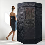 Full Size Portable Steam Sauna Tent for Home Outdoor > Camping - Tophatter Daily Deals