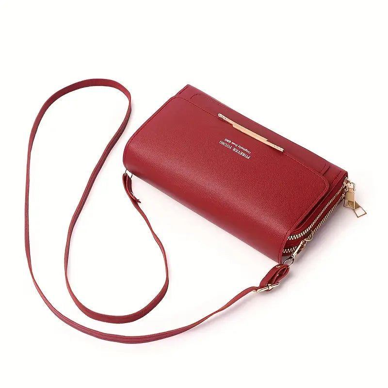 Vegan Messenger Bag – Lightweight Large Shoulder Bag with Detachable Organizer Handbags & Wallets - Tophatter Daily Deals