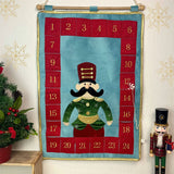 Christmas Soldier Advent Calendar | Reusable 24 Pocket Advent Calendar - 73cm Advent Calendar - Tophatter Daily Deals