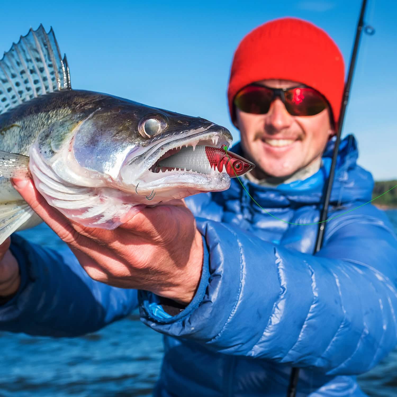 94-Piece: Fishing Lures Kit Soft Plastic Fishing Baits Set Outdoor Recreation - Tophatter Daily Deals