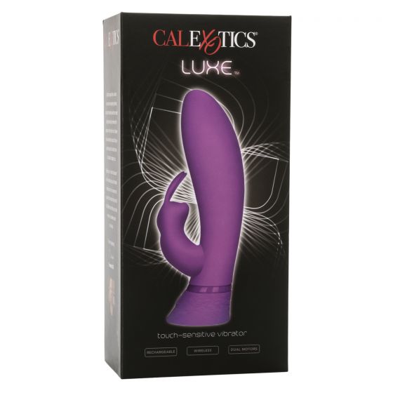 Luxe Touch Sensitive Rabbit Vibrator in Purple Rabbit Vibrator - Tophatter Daily Deals