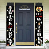 Halloween Doorway Banners Pair Oxford Cloth 180x30cm 3D Changing Face Moving Picture Frame - Tophatter Daily Deals