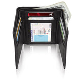 Genuine Leather Trifold Wallet – ID Window, RFID Blocking Handbags & Wallets - Tophatter Daily Deals