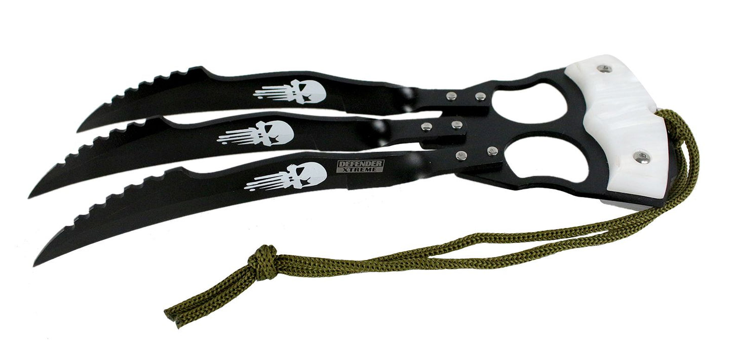 10" Defender Xtreme Fantasy Hunting Claw Knife with Nylon Sheath - Tophatter Daily Deals