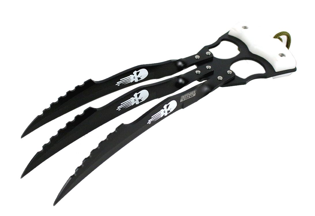 10" Defender Xtreme Fantasy Hunting Claw Knife with Nylon Sheath - Tophatter Daily Deals