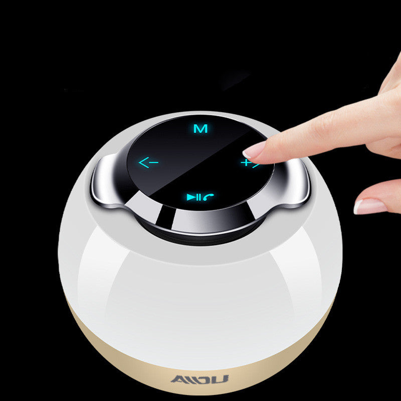 Bluetooth speaker colorful lights subwoofer wireless mobile phone mini audio card portable 0 - Tophatter Daily Deals