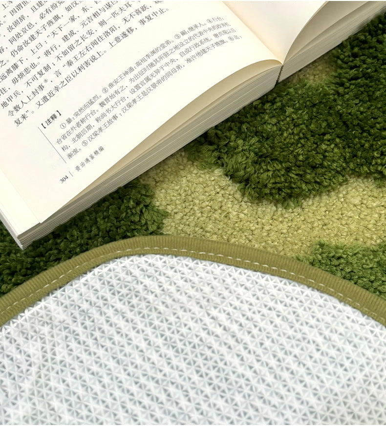 Moss Forest Bedside Rug 0 - Tophatter Daily Deals