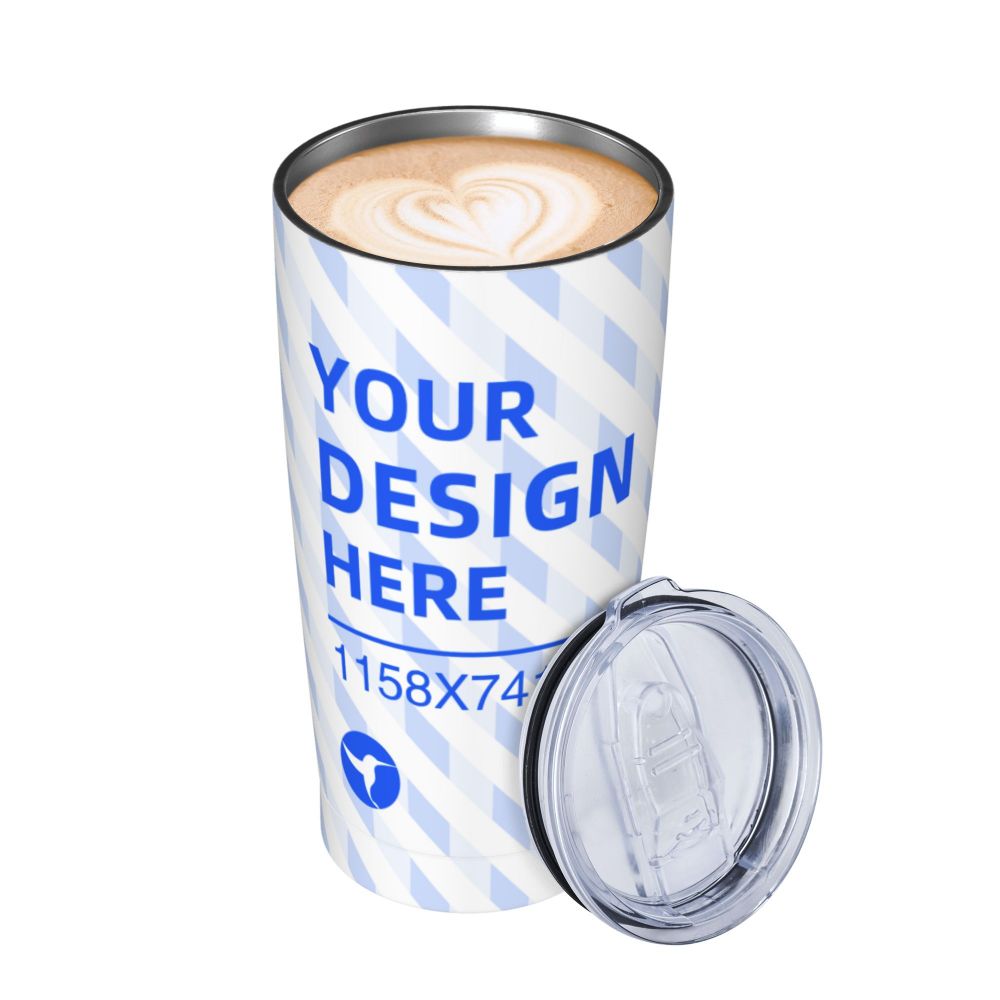20oz Stainless Steel Car With Straw Cup 7 - Tophatter Daily Deals