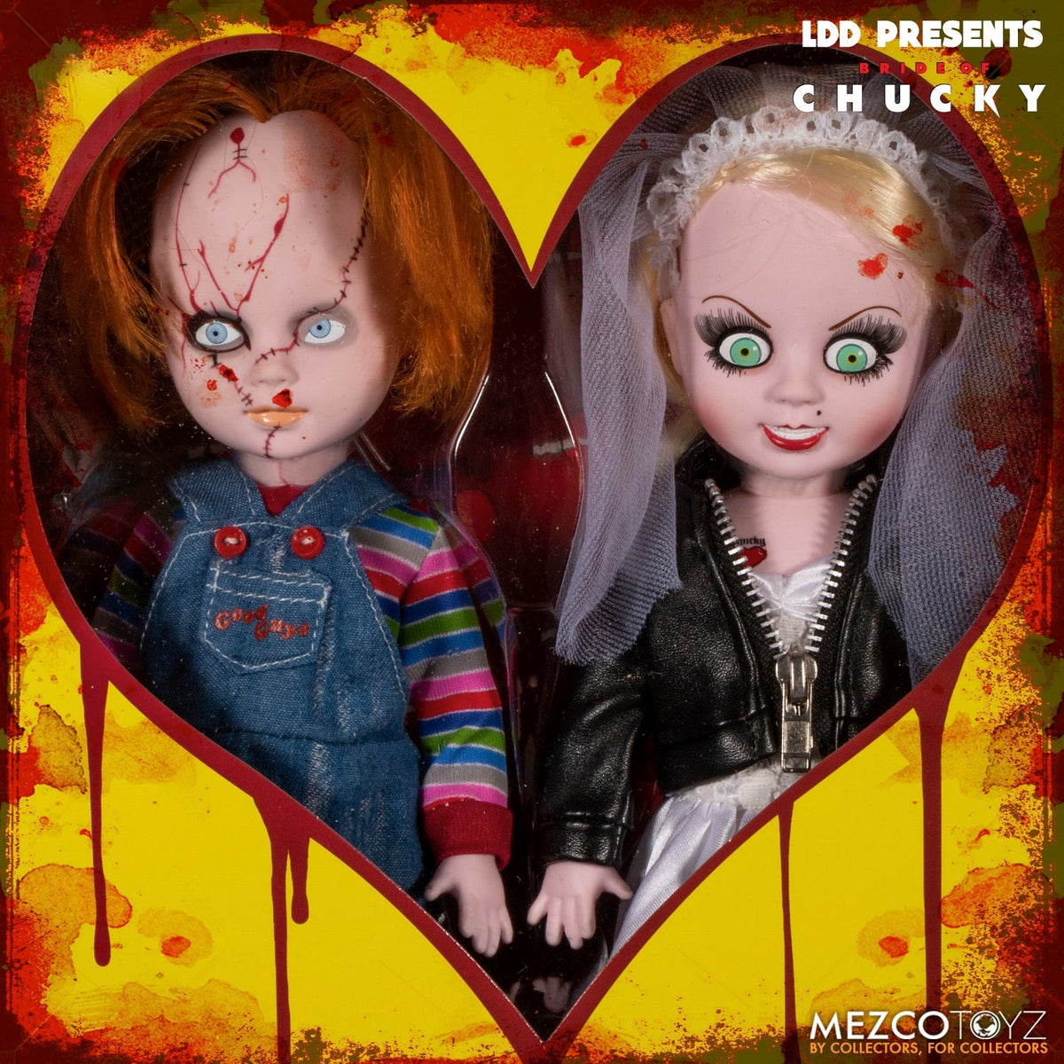 Bride Of Chucky - Living Dead Dolls Presents Chucky and Tiffany Collectible Doll - Tophatter Daily Deals