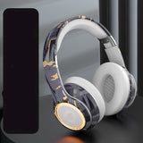 Bluetooth Headphones 5.2 Pluggable Illumination White 0 - Tophatter Daily Deals