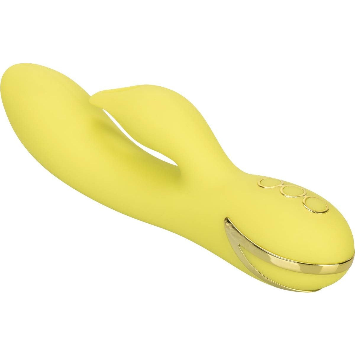 California Dreaming Venice Vixen Vibe in Yellow Clitoral G-Spot Vibrator - Tophatter Daily Deals