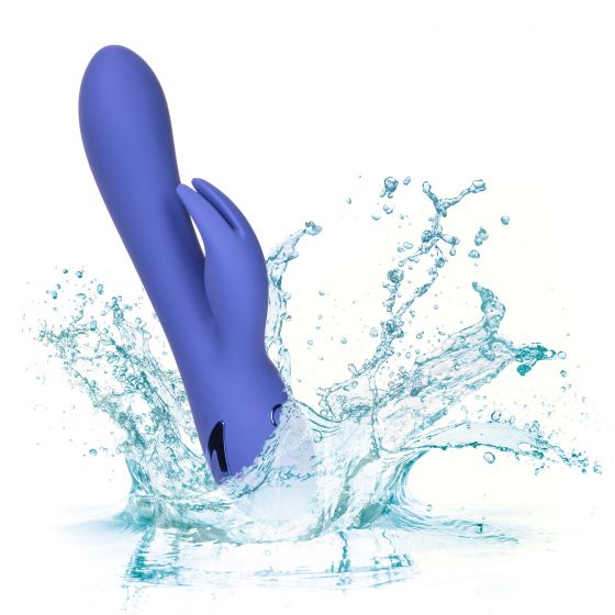California Dreaming Beverley Hills Bunny Vibe in Purple Clitoral G-Spot Vibrator - Tophatter Daily Deals