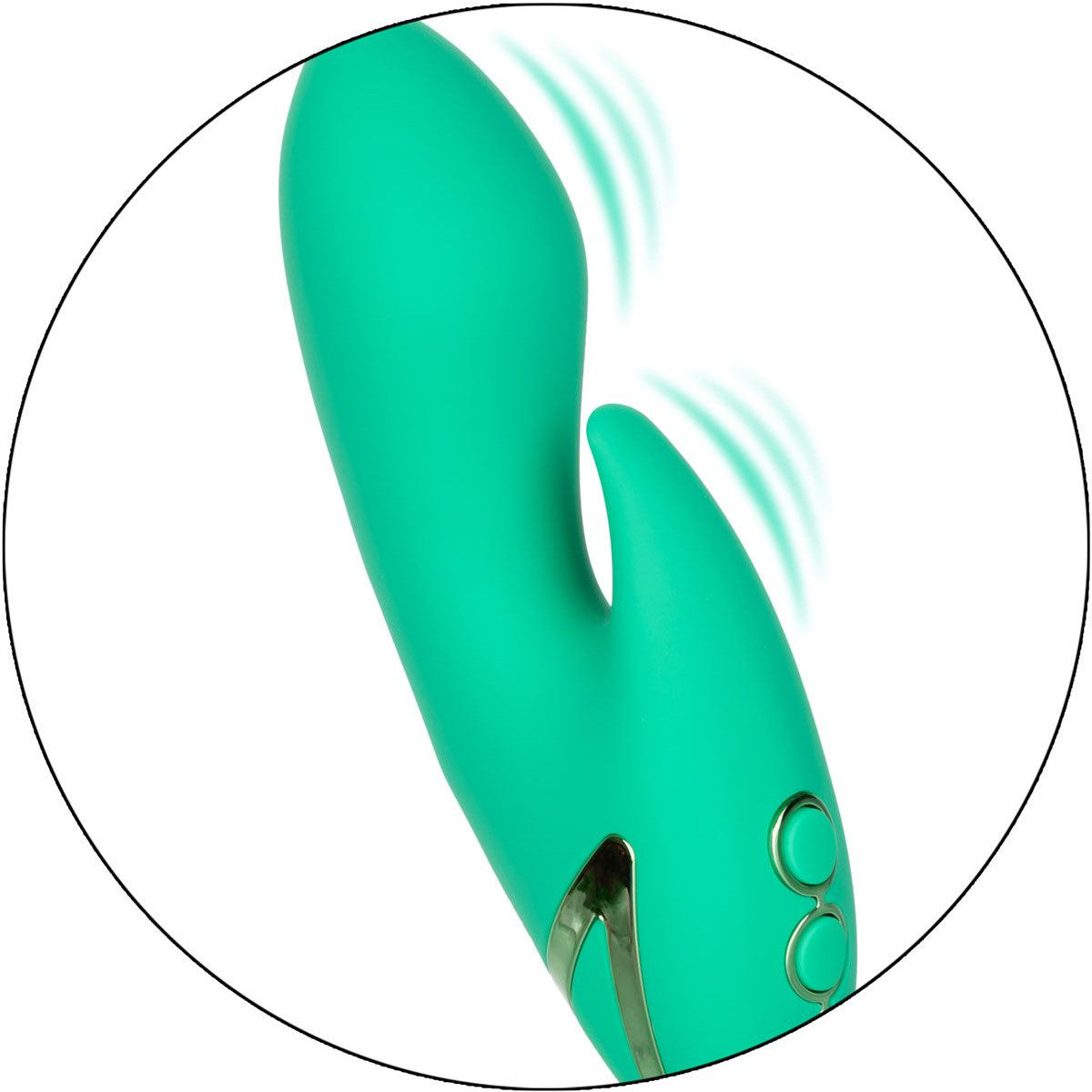 California Dreaming Sierra Sensation Vibe in Green Clitoral G-Spot Vibrator - Tophatter Daily Deals