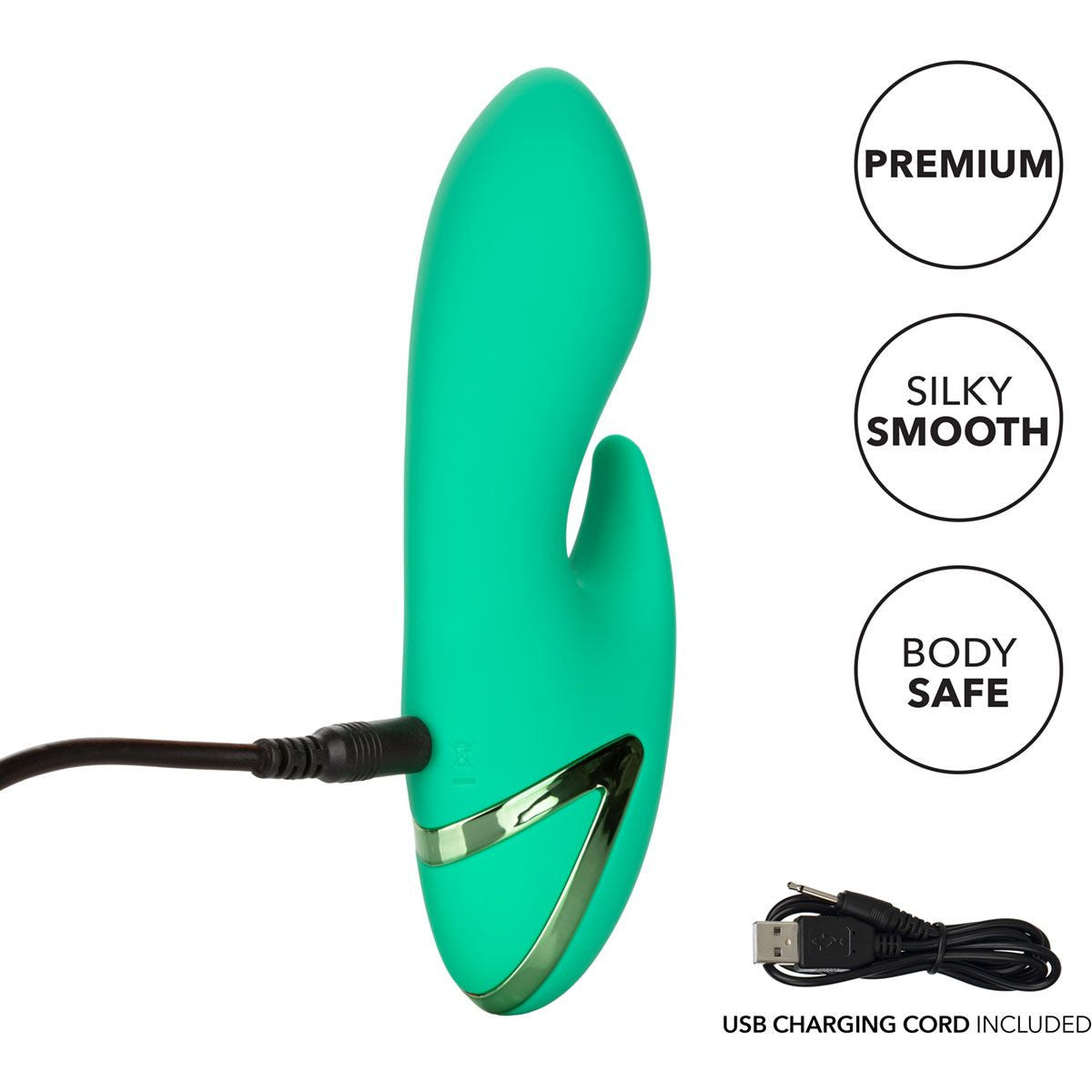 California Dreaming Sierra Sensation Vibe in Green Clitoral G-Spot Vibrator - Tophatter Daily Deals