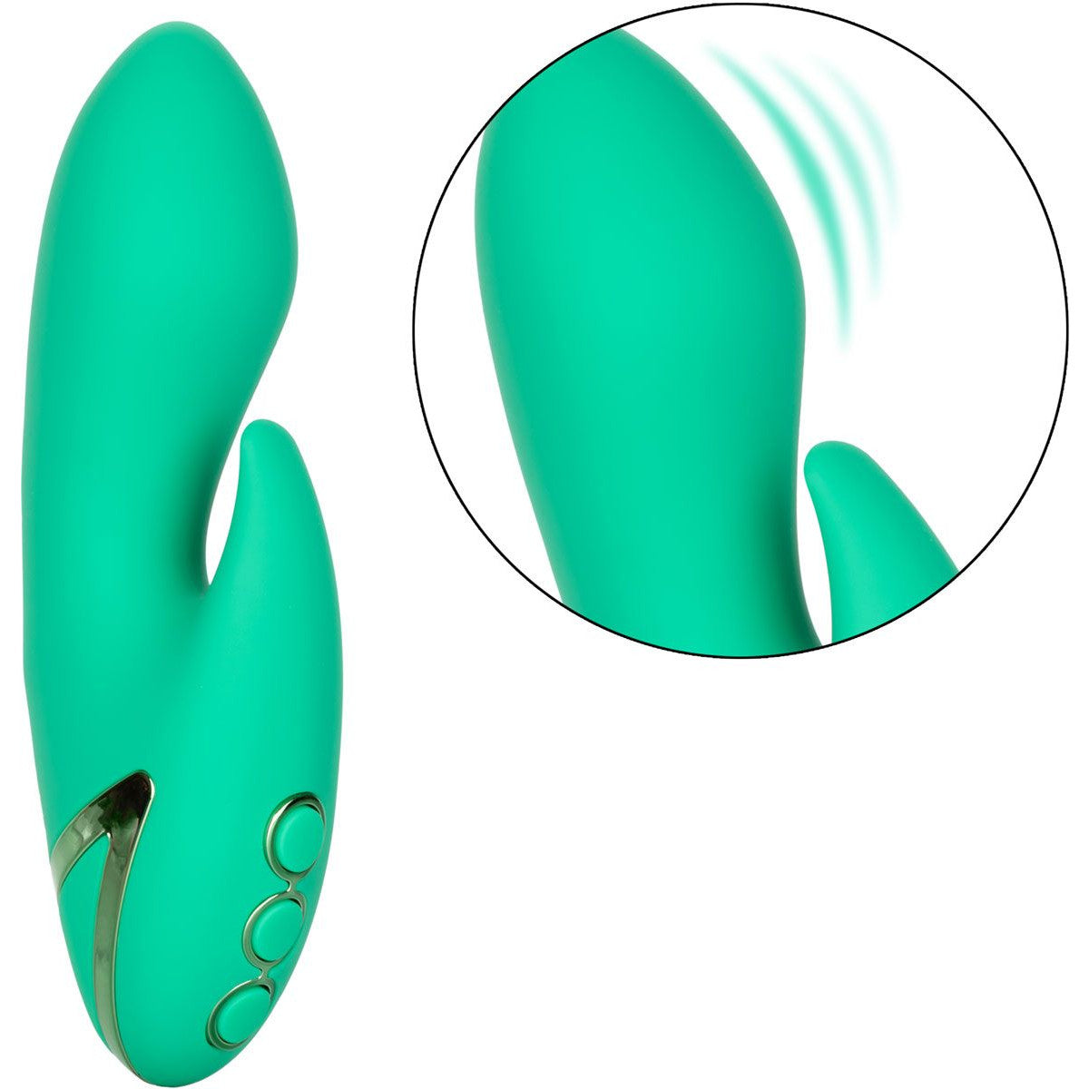 California Dreaming Sierra Sensation Vibe in Green Clitoral G-Spot Vibrator - Tophatter Daily Deals