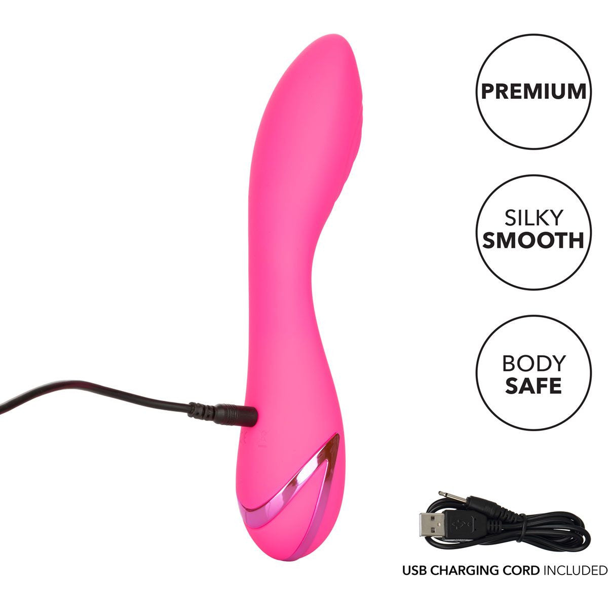 California Dreaming Surf City Centerfold Vibe in Pink Clitoral G-Spot Vibrator - Tophatter Daily Deals