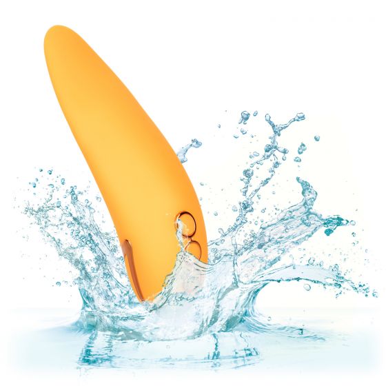 California Dreaming Hollywood Hottie Vibe in Orange Clitoral Vibrator - Tophatter Daily Deals