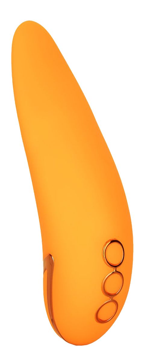 California Dreaming Hollywood Hottie Vibe in Orange Clitoral Vibrator - Tophatter Daily Deals