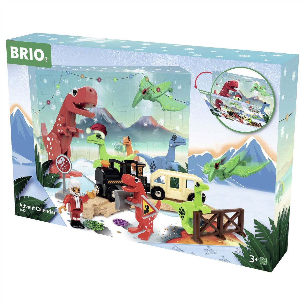 Children's Brio Dinosaur Advent Calendar | Kids Train Christmas Advent Calendar Advent Calendar - Tophatter Daily Deals