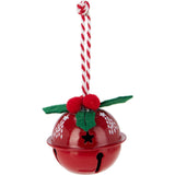 Pack of 12 Small Festive Jingle Bell Baubles | Christmas Tree Ornaments - 4cm Baubles - Tophatter Daily Deals