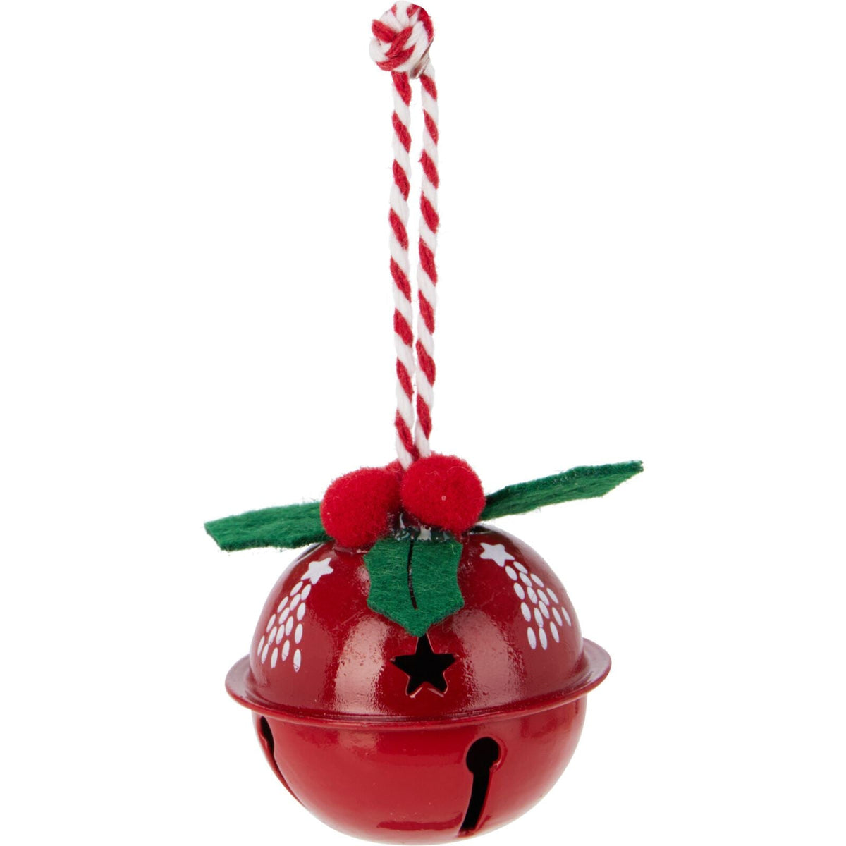 Pack of 12 Small Festive Jingle Bell Baubles | Christmas Tree Ornaments - 4cm Baubles - Tophatter Daily Deals