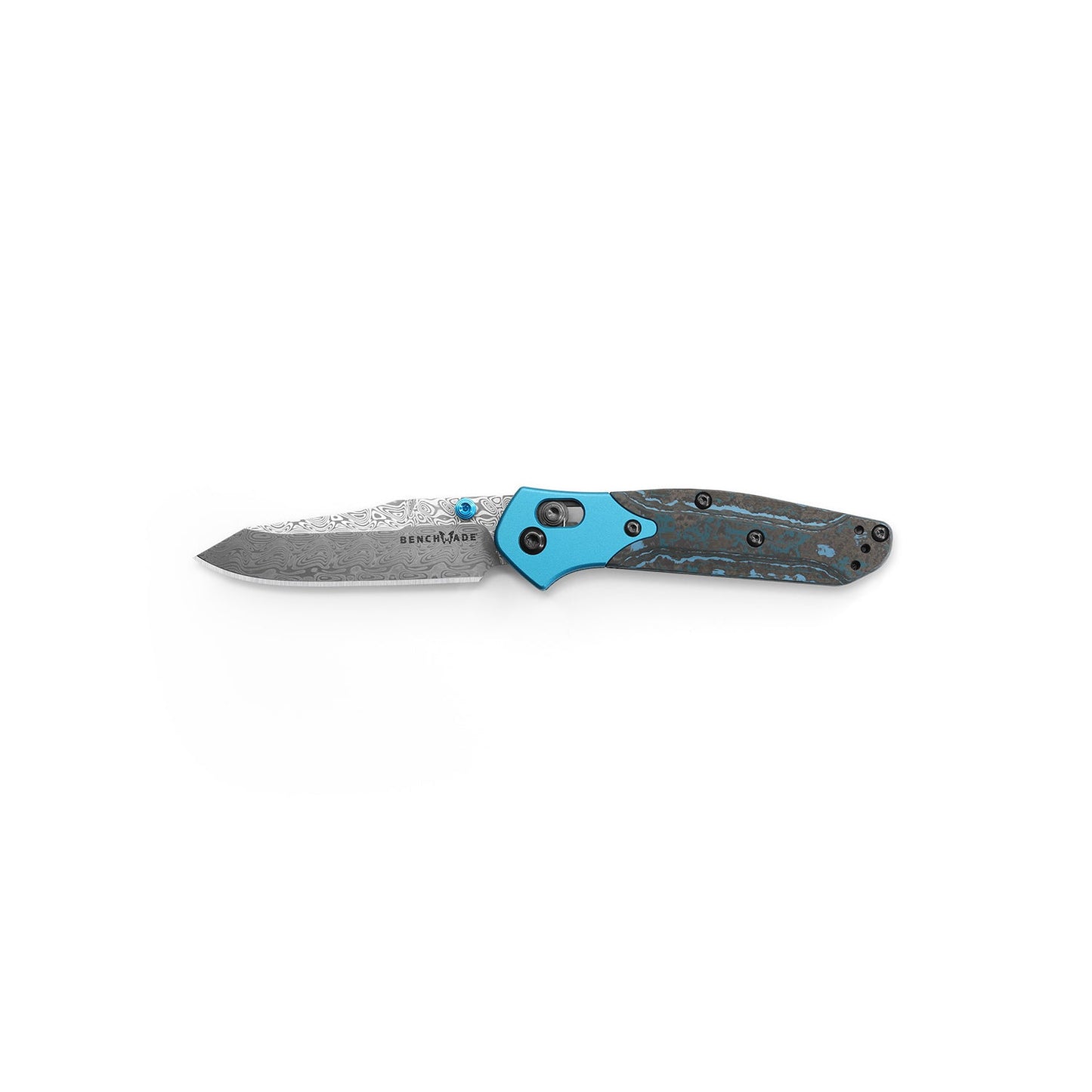 Benchmade 945 Mini Osborne - Gold Class - Damasteel - Fat Carbon Handle - 945-221 Knives - Tophatter Daily Deals
