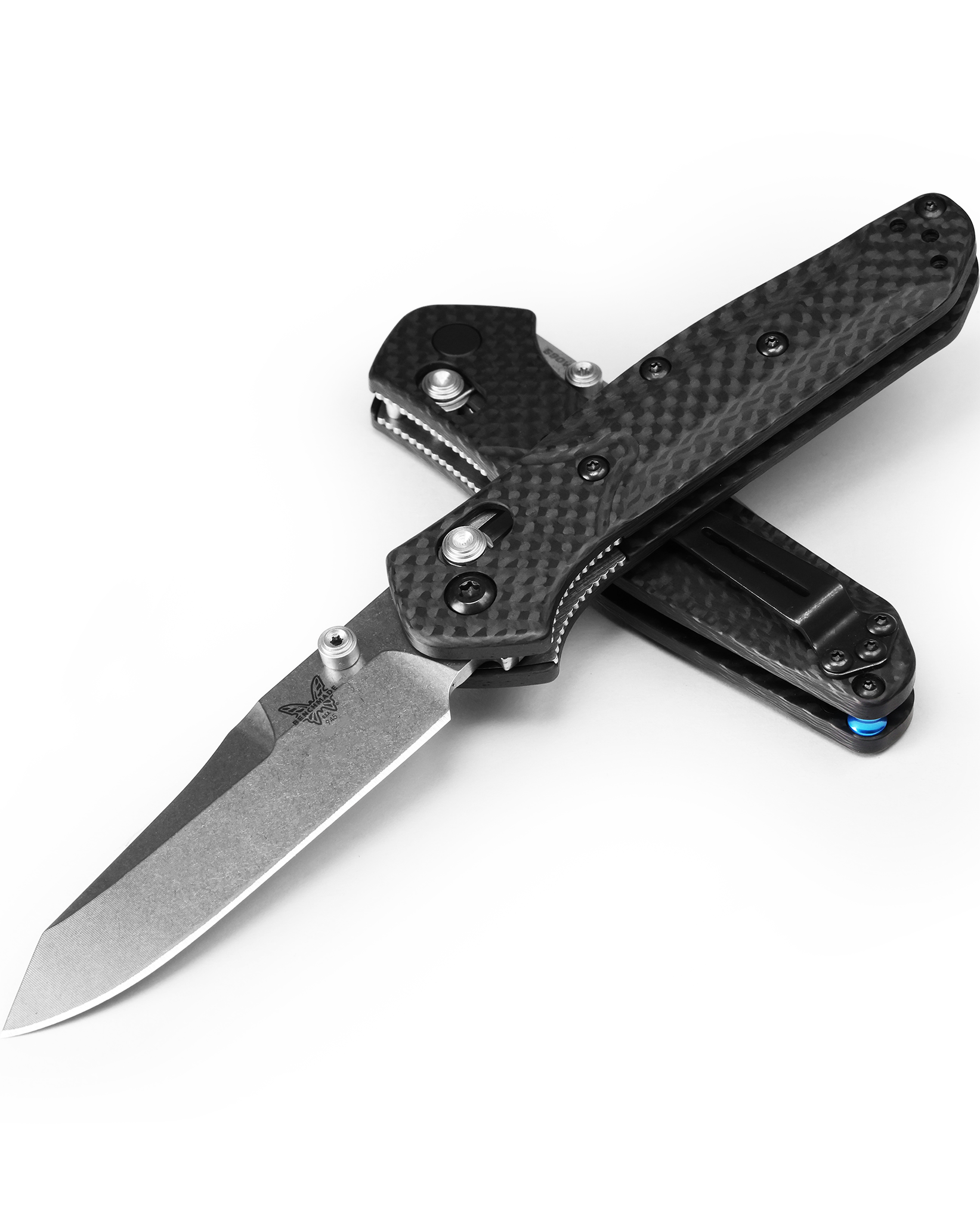 Benchmade 945 Mini Osborne - Carbon Fiber - CPM-S90V - 945-2 Knives - Tophatter Daily Deals