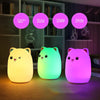 Cutee™ Cat Tap Tap LED Night Lamp Night Lights & Ambient Lighting - Tophatter Daily Deals