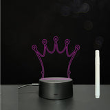 3D Acrylic Board Handwriting Message Board LED Light Style5 Black A 0 - Tophatter Daily Deals