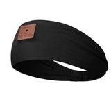 Bluetooth Wireless Call Elastic Shading Non-slip Sports Music Headscarf Simple Premium Black 0 - Tophatter Daily Deals