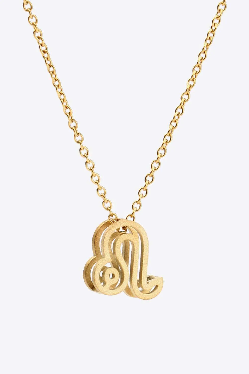18K Gold Plated Constellation Pendant Necklace Leo One Size Necklaces - Tophatter Daily Deals
