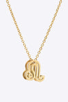 18K Gold Plated Constellation Pendant Necklace Leo One Size Necklaces - Tophatter Daily Deals