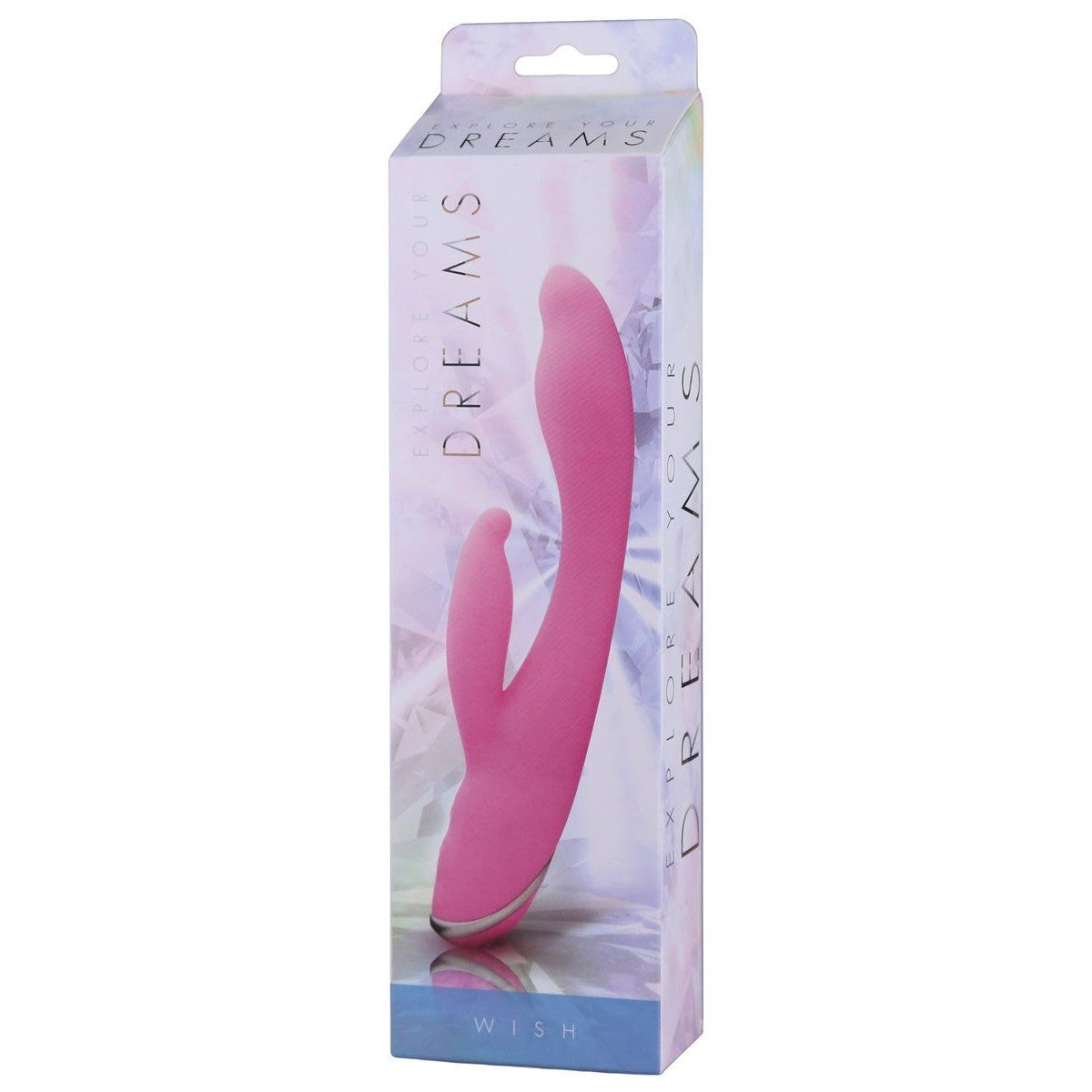 Explore Your Dreams Wish Vibrator in Pink Clitoral G-Spot Vibrator - Tophatter Daily Deals