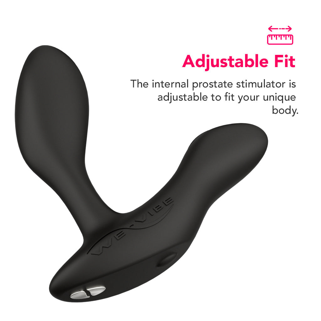 We-Vibe Vector + Prostate Massager in Charcoal Anal Sex Toys > Prostate Massagers - Tophatter Daily Deals