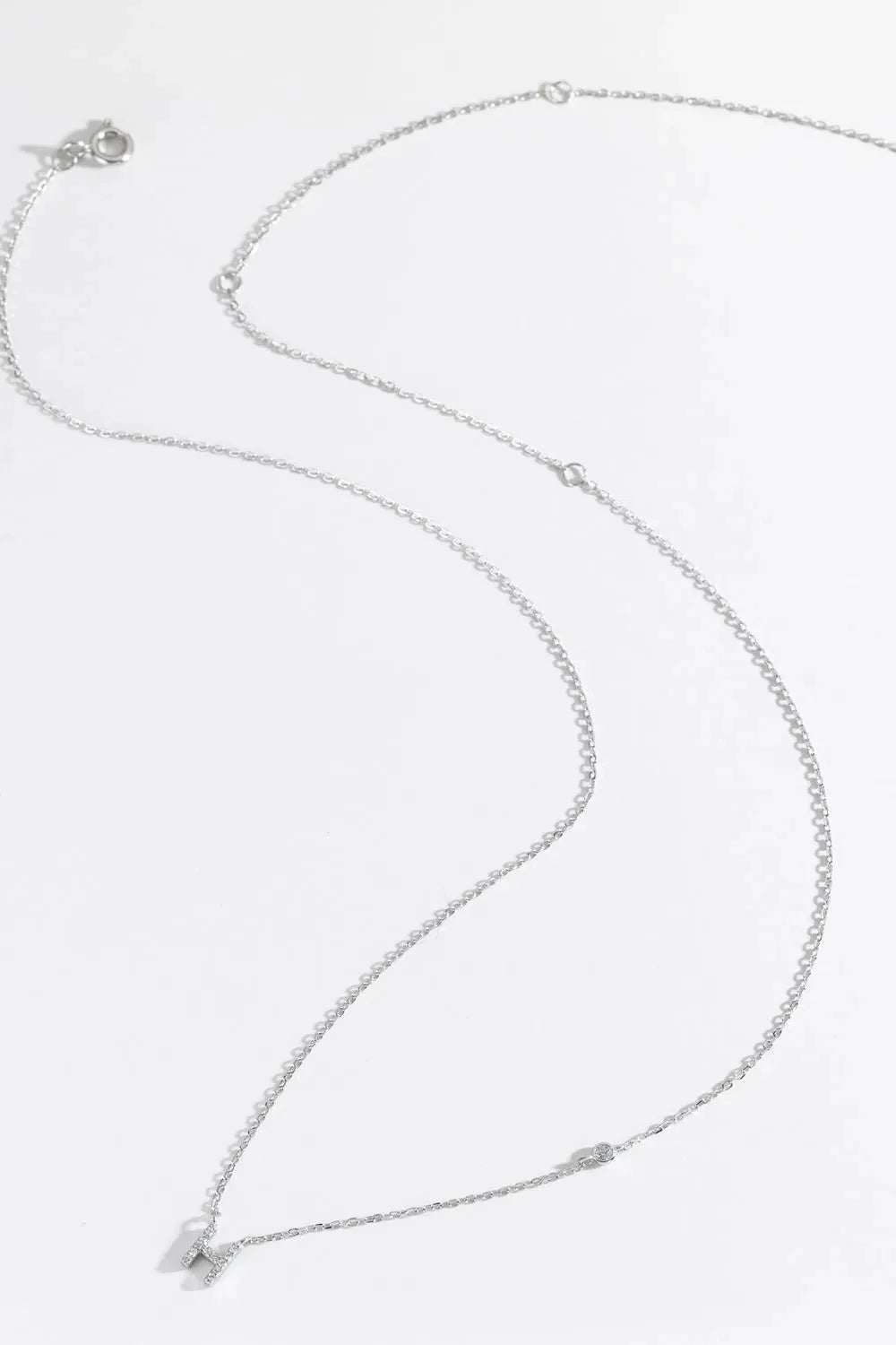 G To K Zircon 925 Sterling Silver Necklace Necklaces - Tophatter Daily Deals