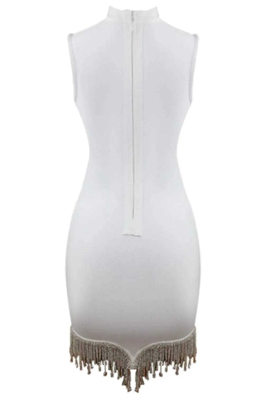 Rhinestone Tassel Hem Bodycon Dress Cocktail Dresses - Tophatter Daily Deals