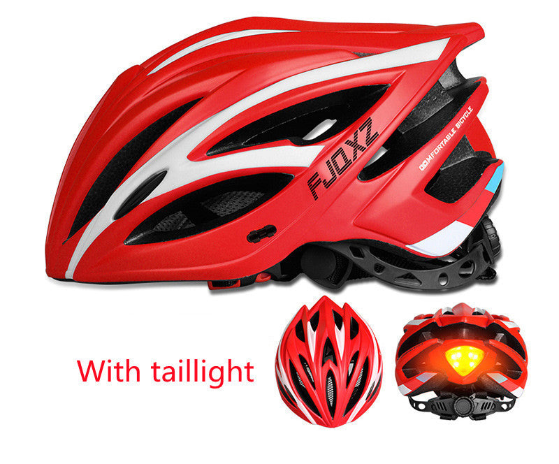 Bicycle Helmet Male Mountain Bike Road Wheel Sliding Balance Bike Breathable Riding Equipment Matte red One Size 0 - Tophatter Daily Deals