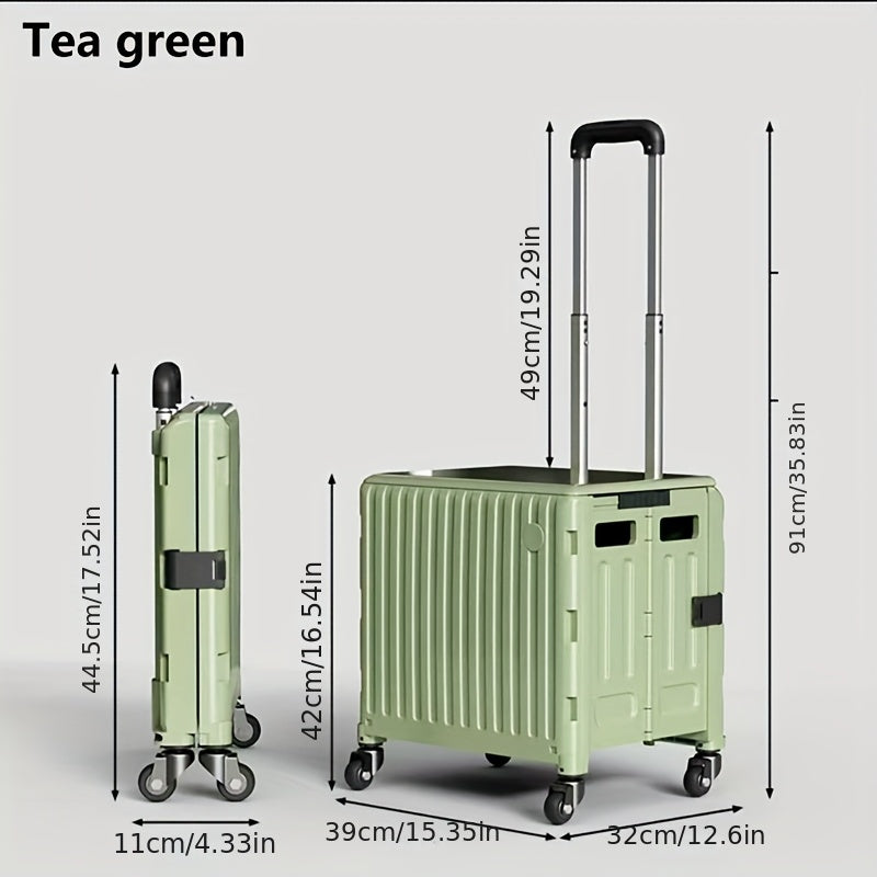 Camping Trolley Storage Cart with Lid Home & Garden > Travel - Tophatter Daily Deals