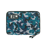 Cable Organizer Bag - Travel Tech Accessories Storage Case Camouflage blue Cable Management & Organizers - Tophatter Daily Deals