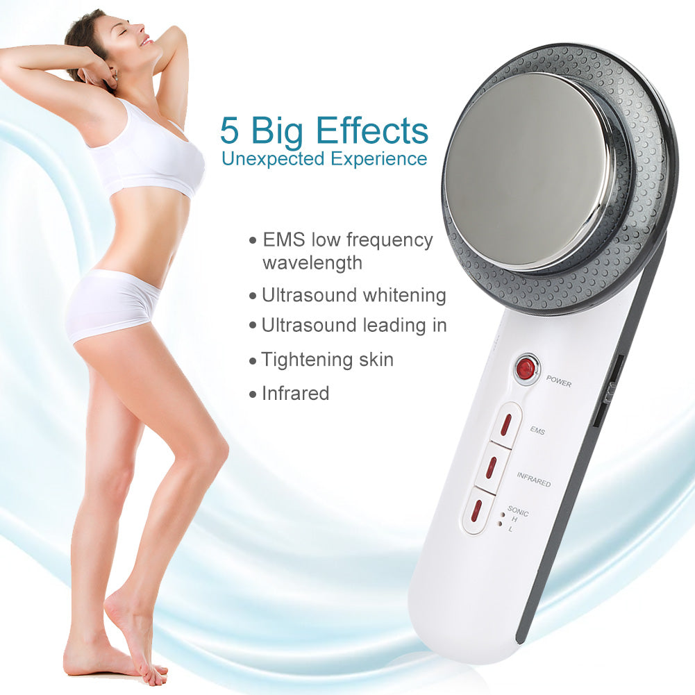 Beauty Care Slimming Device Handheld Ultrasound Body Fat Remove Massager 0 - Tophatter Daily Deals