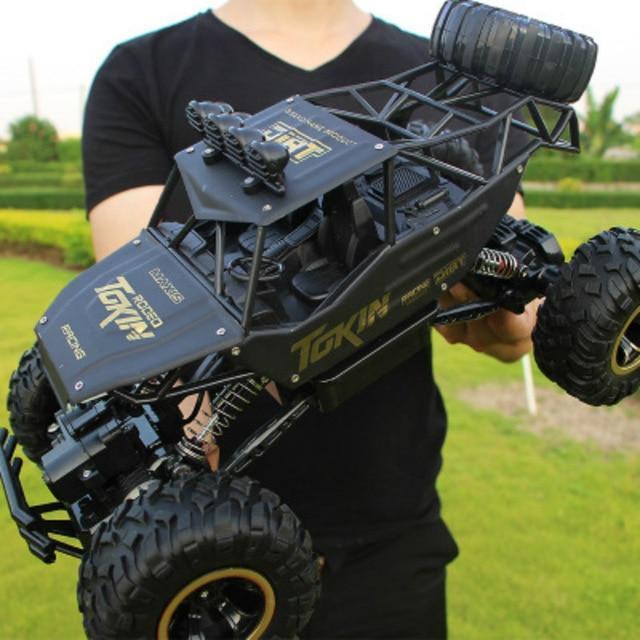 4WD RC Cars Updated Version 2.4G Radio Control RC Cars Toys Buggy High Speed Trucks Off-Road Trucks Toys For Children 0 - Tophatter Daily Deals