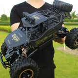 4WD RC Cars Updated Version 2.4G Radio Control RC Cars Toys Buggy High Speed Trucks Off-Road Trucks Toys For Children 0 - Tophatter Daily Deals