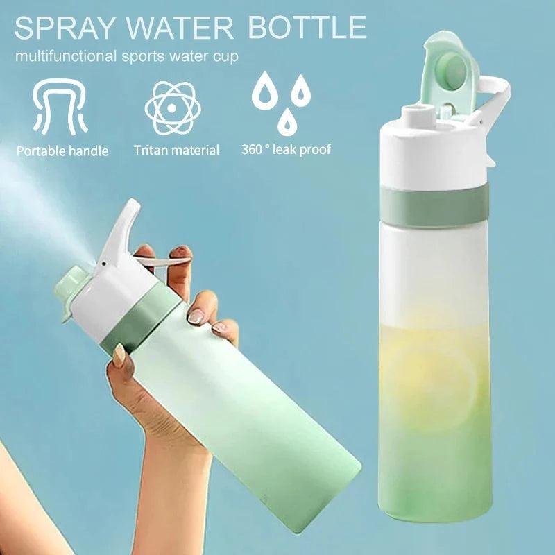 Spray Water Bottle for Girls- Outdoor Sport Fitness Water Cup Large Capacity Spray Bottle Drinkware Travel Bottles Kitchen Gadgets bottles - Tophatter Daily Deals