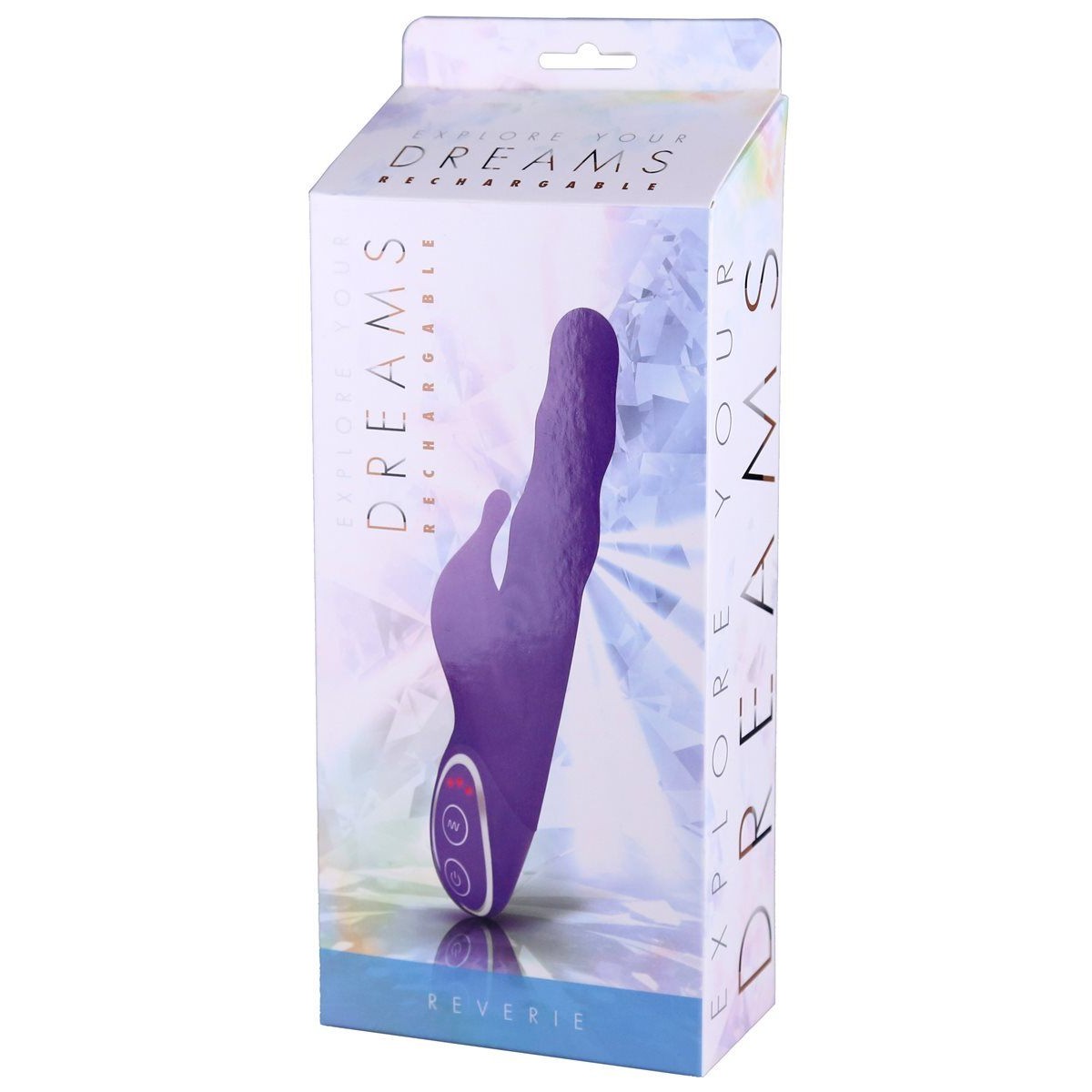 Explore Your Dreams Rechargeable Reverie Vibrator in Purple Clitoral G-Spot Vibrator - Tophatter Daily Deals