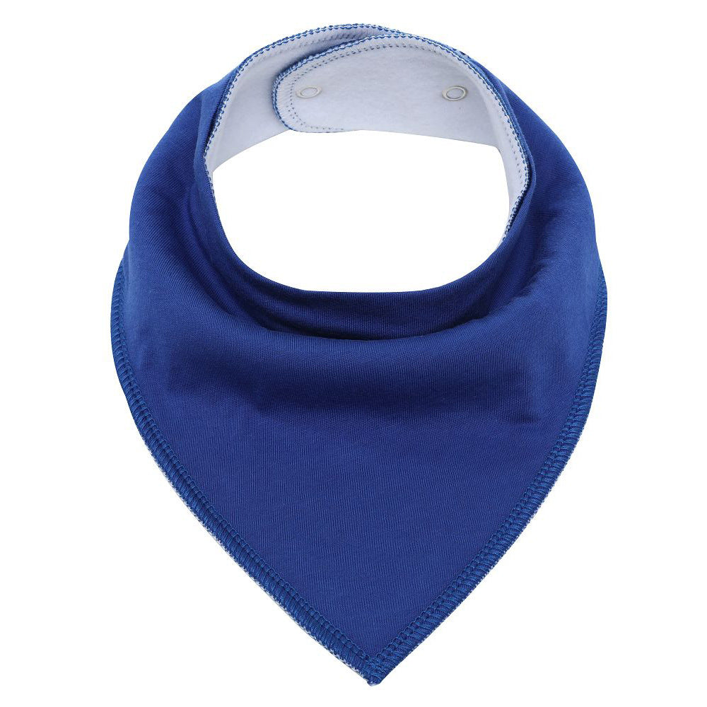 Baby solid color triangle scarf Blue 0 - Tophatter Daily Deals